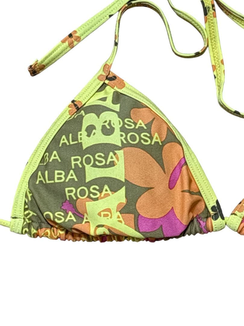 ALBA ROSA ロゴ 三角ビキニ 黄色 オレンジ y2k 平成ギャル 激レア