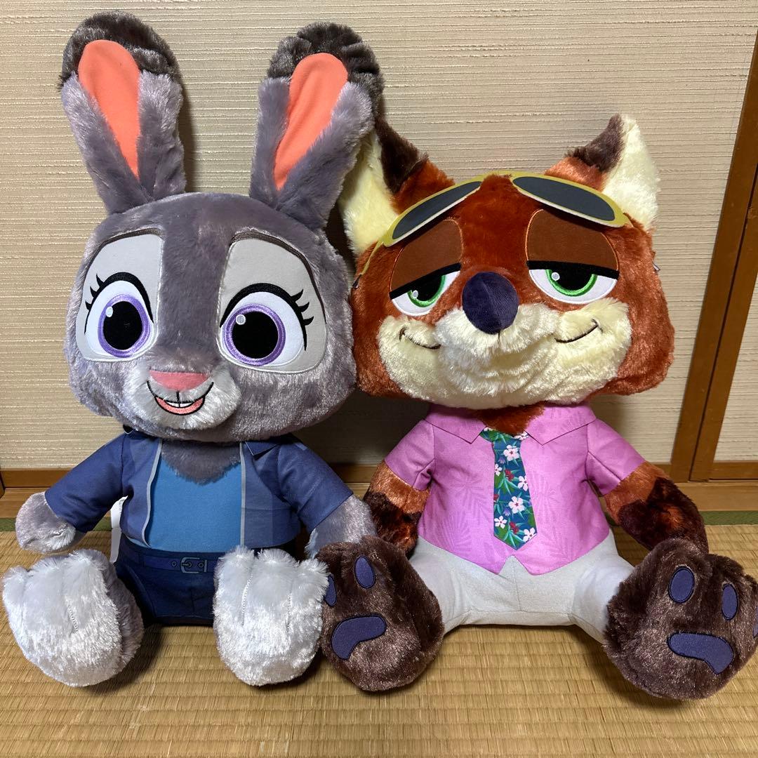 ズートピア2スーパーラージぬいぐるみセット ジュディ・ホップス