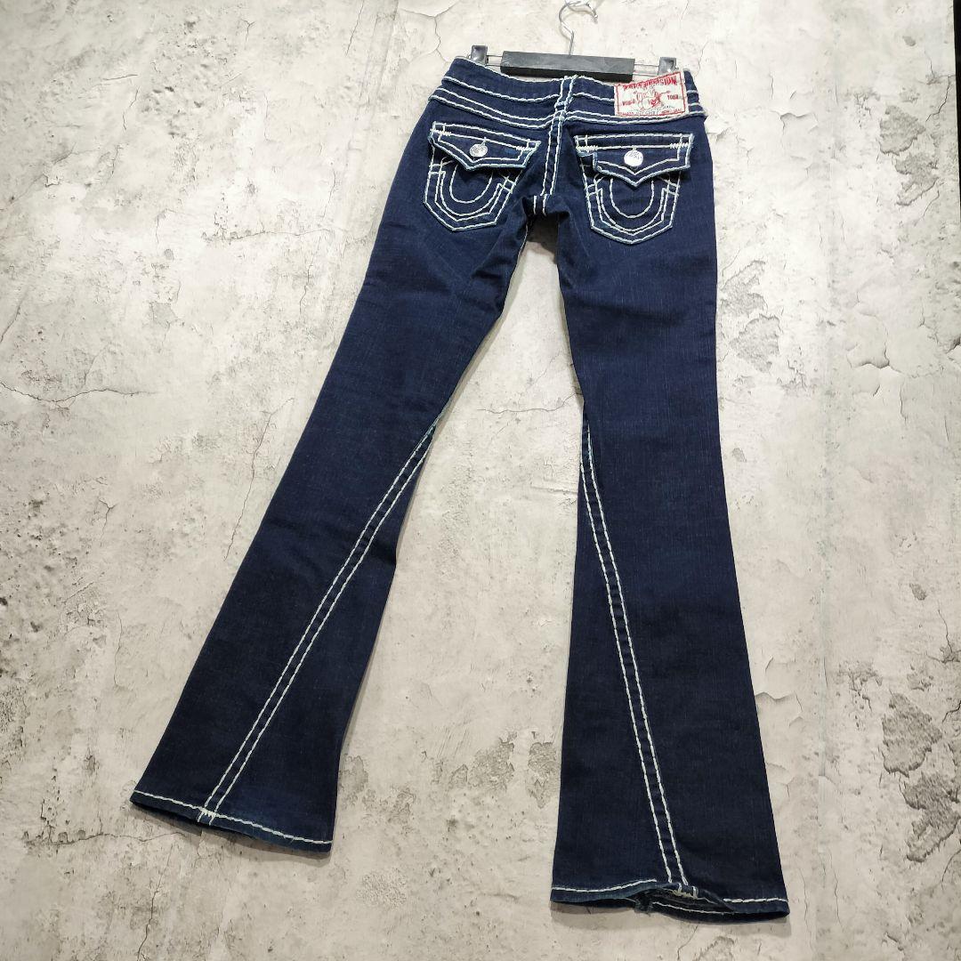 ✪人気 トゥルーレリジョン デニム JOEY 24 トゥルーレリジョン フレア