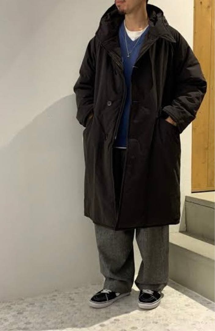 コモリ完売人気インサレーションフーデッドコート - メルカリ
