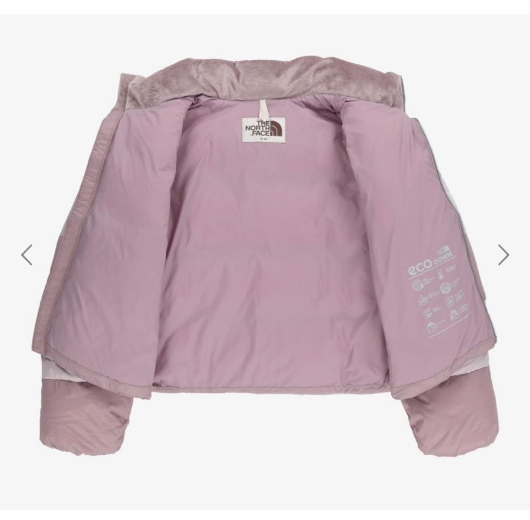 2/6限定 ノースフェイス レインボー ダウン ジャケット ピンク M