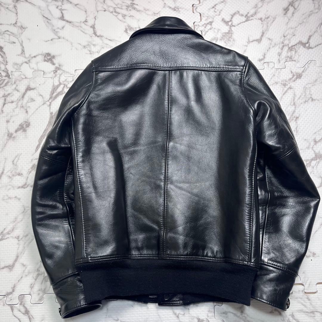 極美品✨ 【米国製】schott ホースハイド 馬革 レザージャケット