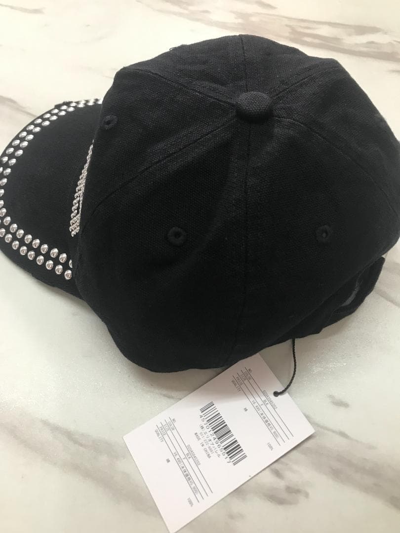 BEEDEN BD STUDS DAMAGE CAP BLACK #001 - メルカリ