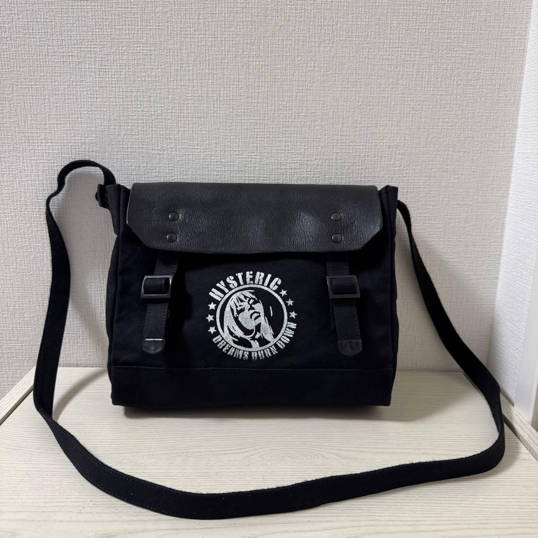 レア品】【美品】ヒステリックグラマー ショルダーバッグ ブラック 黒