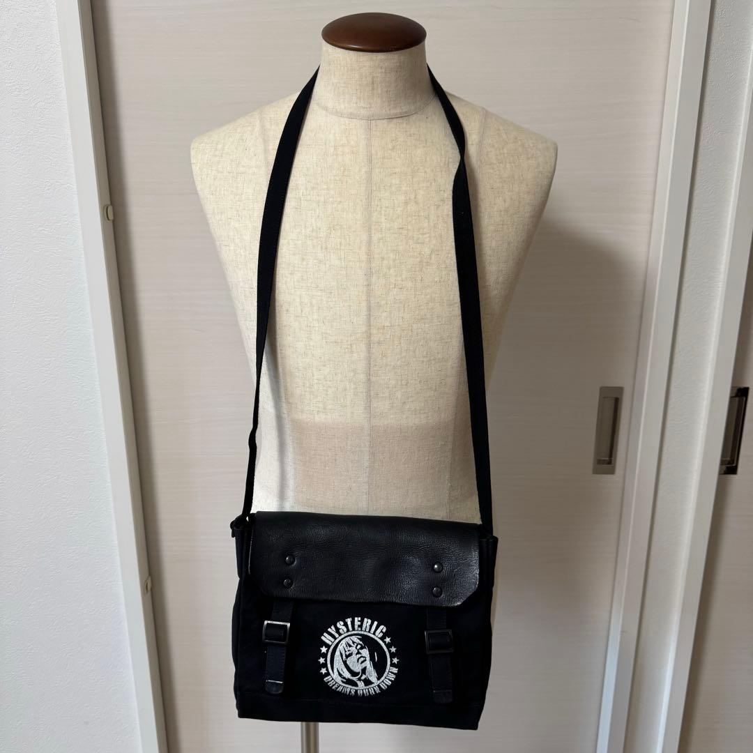 レア品】【美品】ヒステリックグラマー ショルダーバッグ ブラック 黒