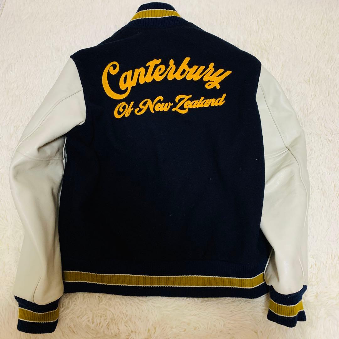 カンタベリー スタジャン レザー袖 牛革 スタジアム L ヴィンテージ