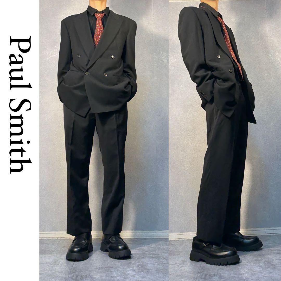 美品】Paul Smith セットアップ ダブル ブラック - メルカリ