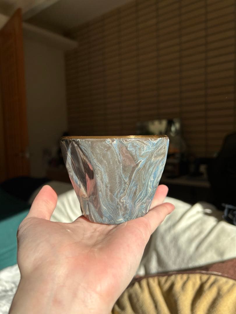 今村能章 キングカップ×2 エスプレッソカップ×1 egg×1 レザーケース