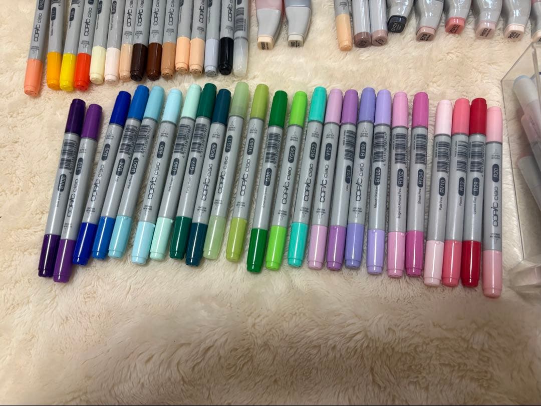 青枠内は新品 コピック まとめ売り バリオスインク13本＋チャオ＋