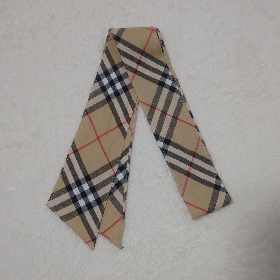 バーバリーブルーレーベル ボウタイ リボン 長袖 ノバチェック