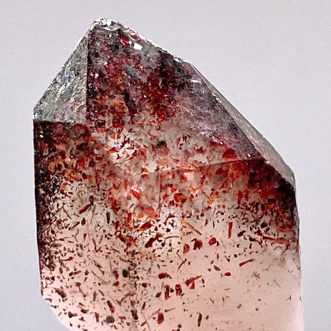 レピドクロサイトインクォーツ ファイアークォーツ 原石 鉱物標本 水晶