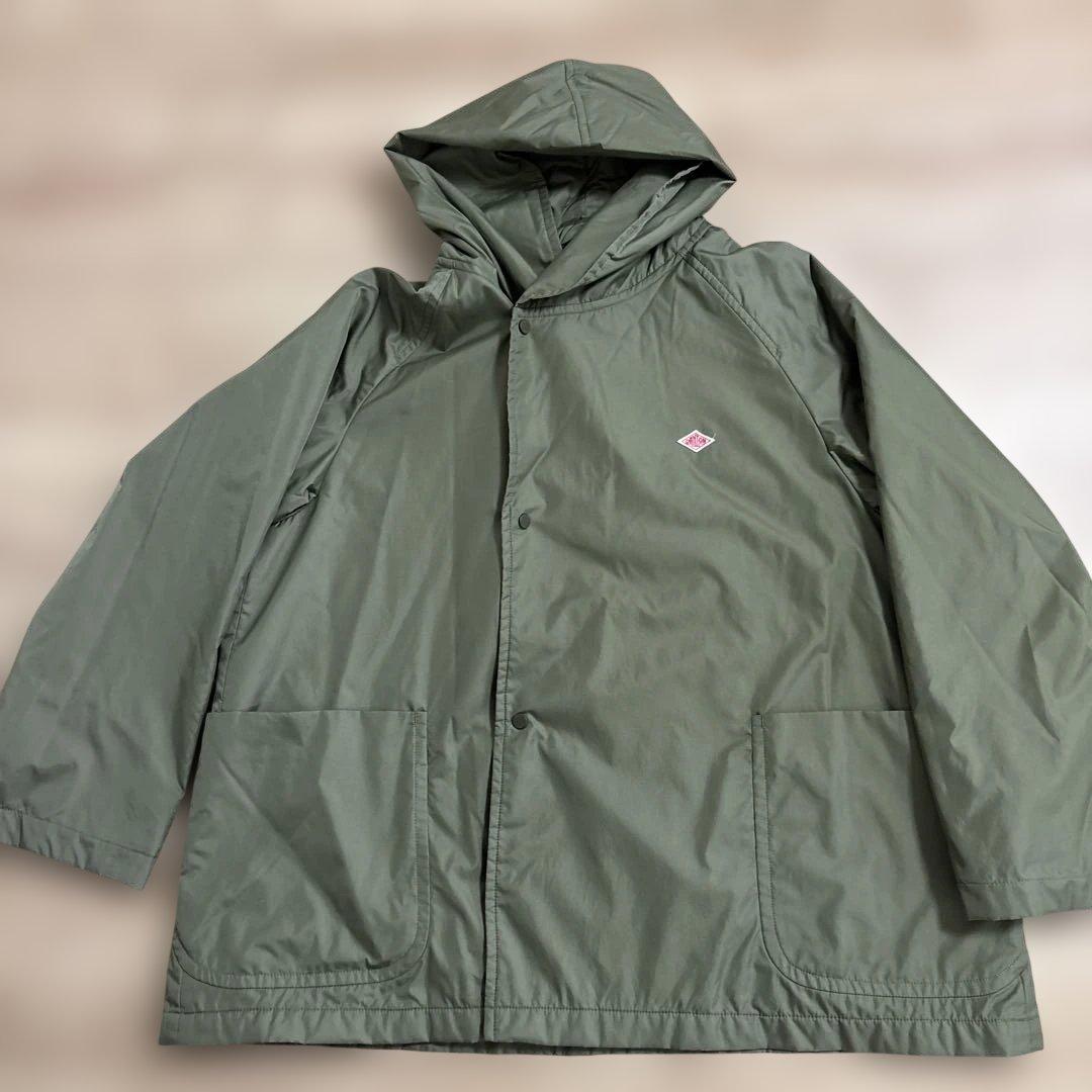 DANTON フード付きオリーブグリーンジャケット - メルカリ
