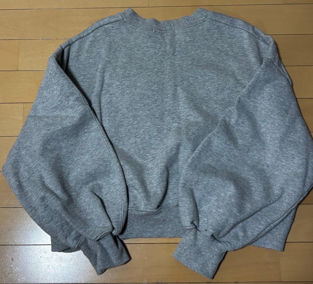 SNIDEL Sustainableワッペンロゴスウェット グレー - メルカリ