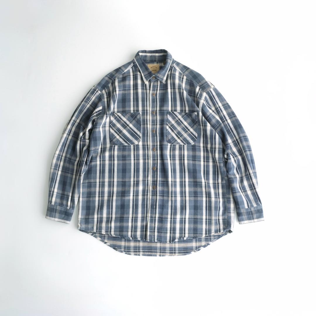 ST.JOHN'S BAY 00s 長袖チェックヘビーネルシャツ XLT - メルカリ