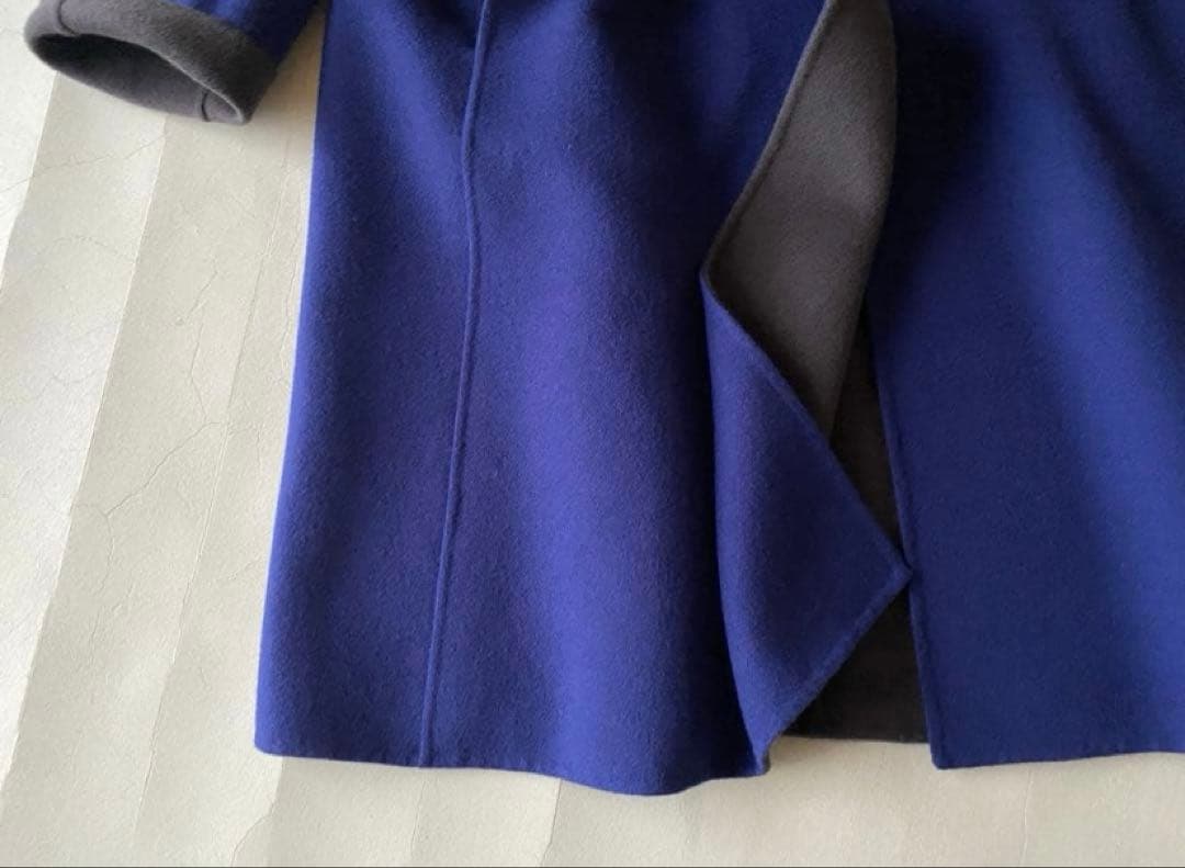 定価10万NEMIKA by Leilianウールアンゴラノーカラーリバーコート