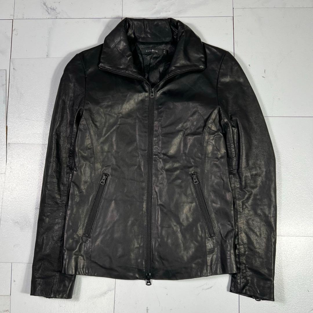 CIVARIZE シヴァーライズ 羊革 レザージャケット シングルライダース CIVARIZE シヴァーライズ 羊革 レザージャケット シングルライダース
