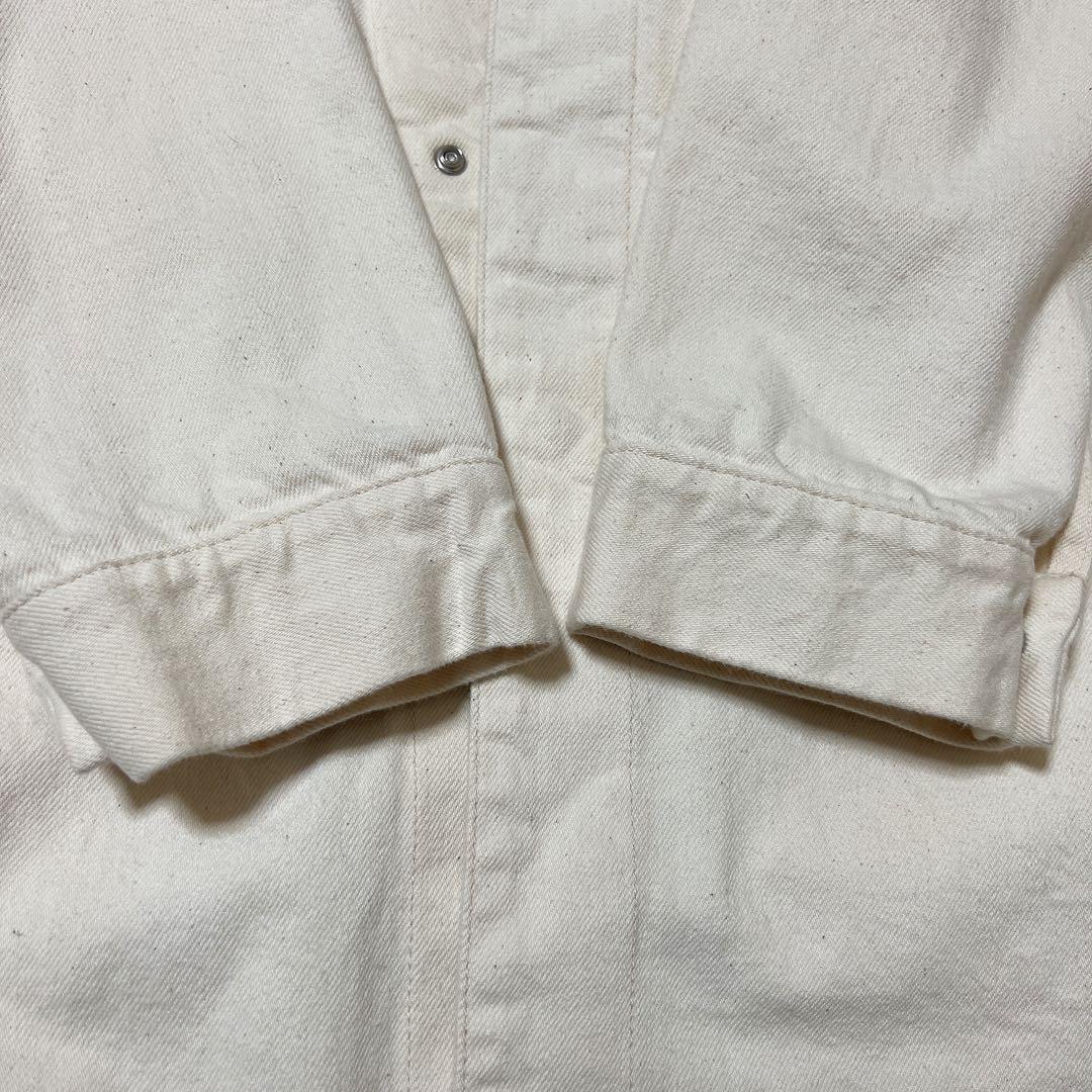 JIL SANDER + White Denim Coat ステンカラーコート - メルカリ