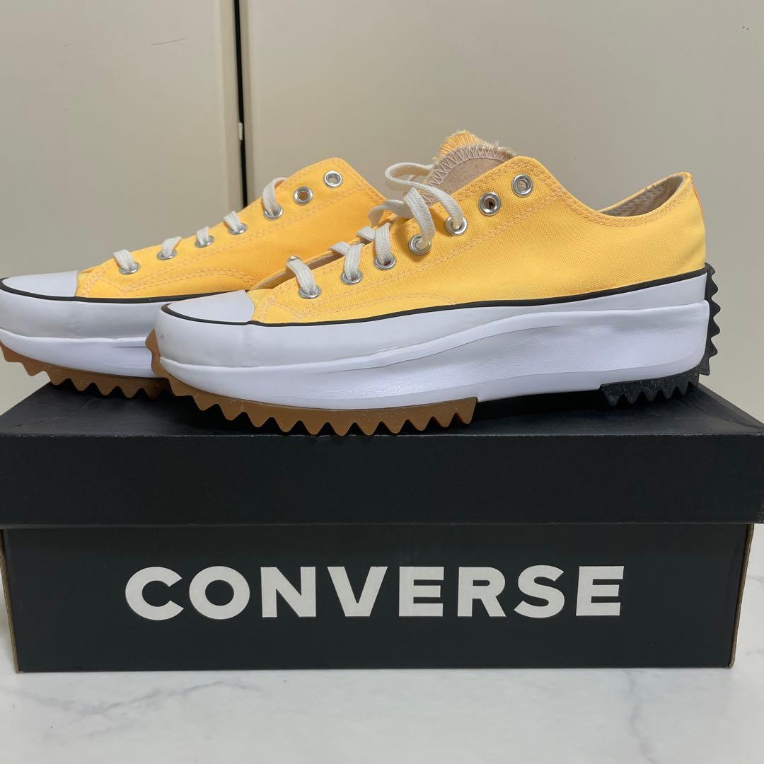 新品】コンバース ランスター ハイク イエロー 28cm 厚底【韓国限定