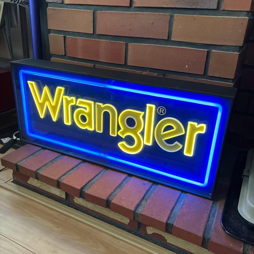 Wrangler ラングラー　 ネオンサイン　NEON 看板　非売品　ネオン管 Neon sign Jeep Dealership 4x4 Shop Glass wall lamp light Wrangler