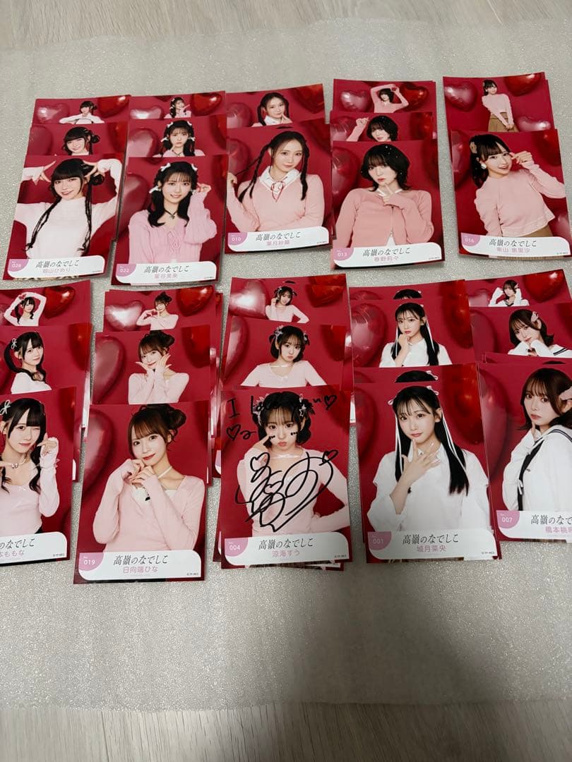 高嶺のなでしこ 生写真まとめ売り 直筆サイン入り - メルカリ