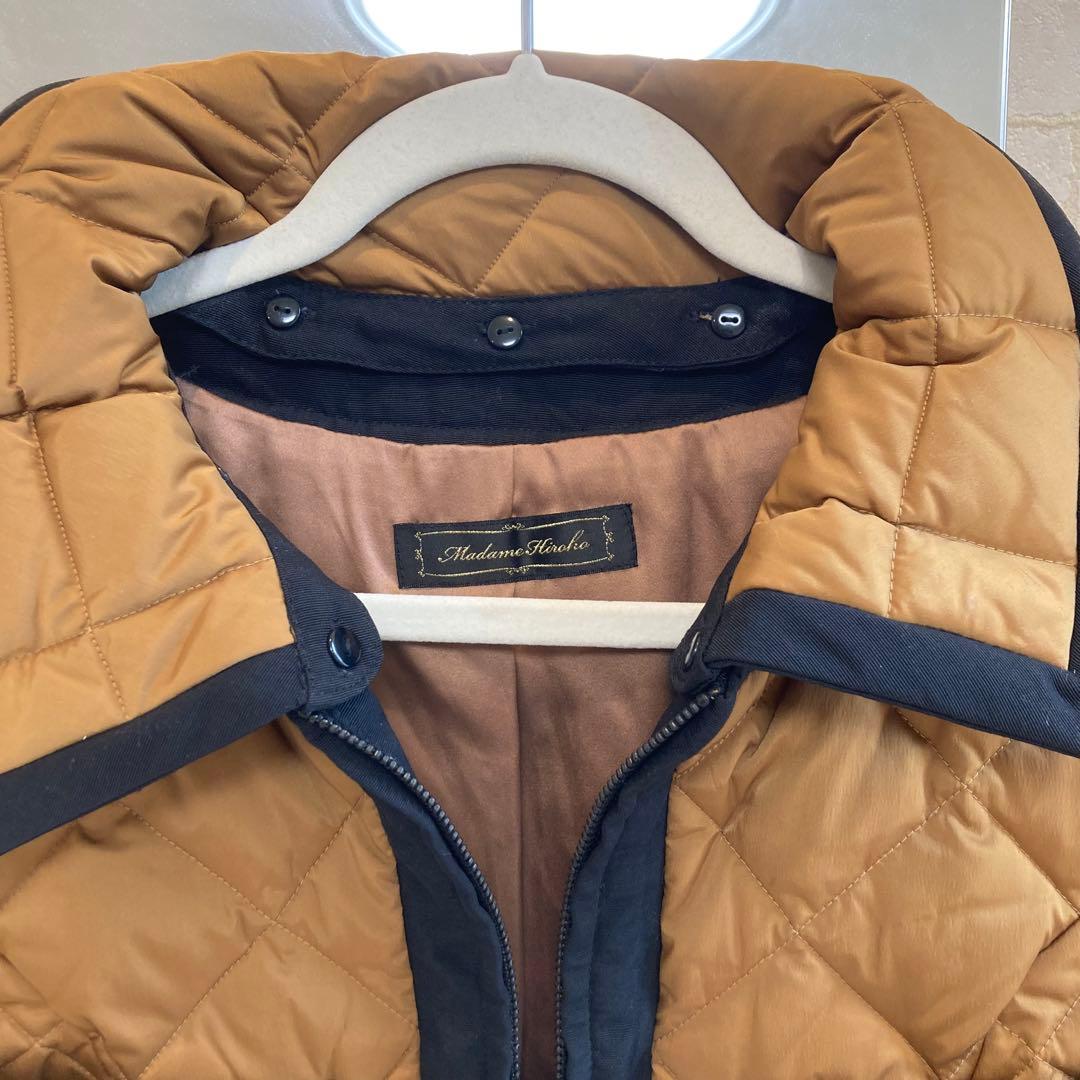 新品・未使用 マダムヒロコ キルティングダウンコート - メルカリ