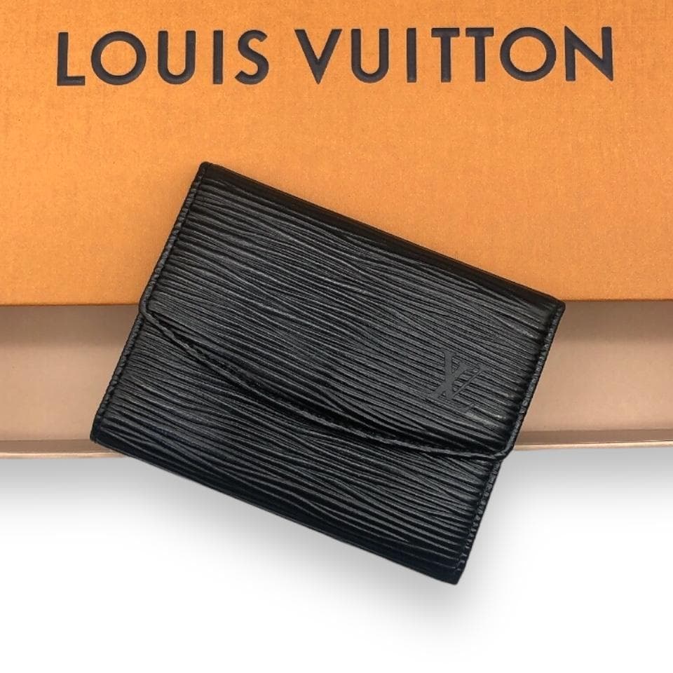 【美品】ルイヴィトン エピ ポルトモネ サーンプル ケース ブラック ルイヴィトンポルトモネ サーンプル 14127 黒 レディース エピレザー