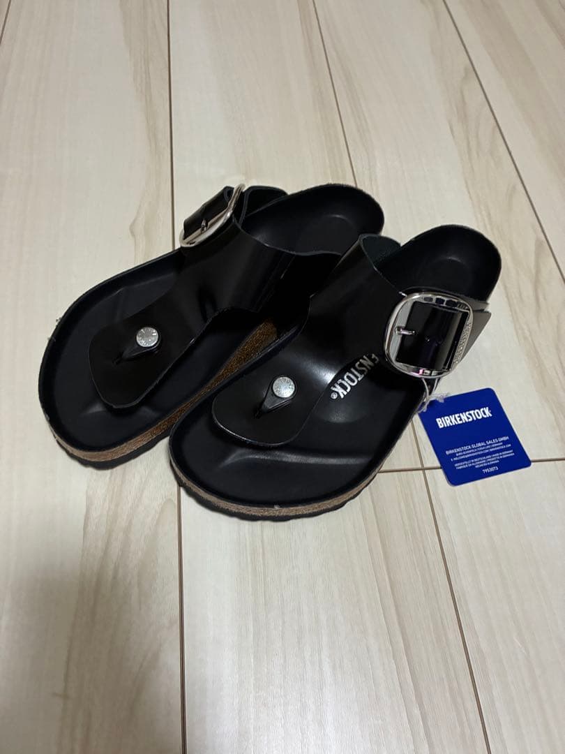 未使用 ビルケンシュトック 別注 ビッグバックル ラムゼス 黒