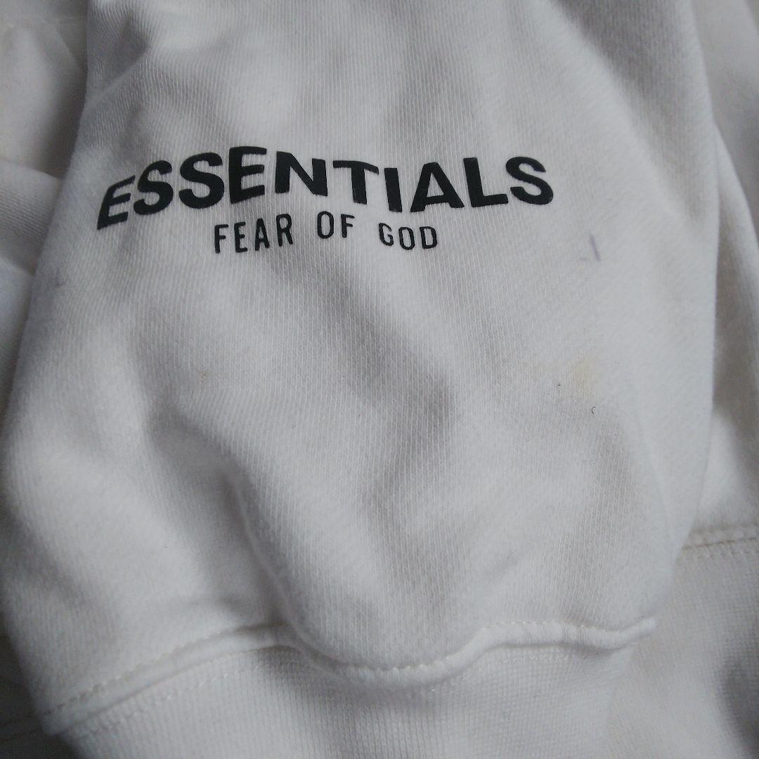 最終値下ESSENTIALSエッセンシャルズフルジップパーカーホワイトサイズ