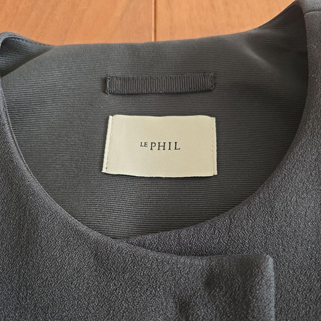 LE PHIL エアートリプルクロスバックフレアジャケット黒フリーサイズ