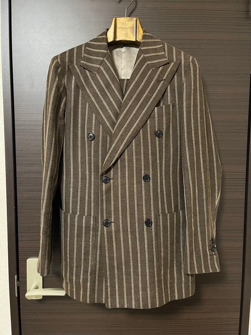 ZERBINO ゼルビーノ セットアップ ダブル スーツ ラグジュアリーライン スキャバル・ブラウンダブルスーツ | ZERBINO BLOG