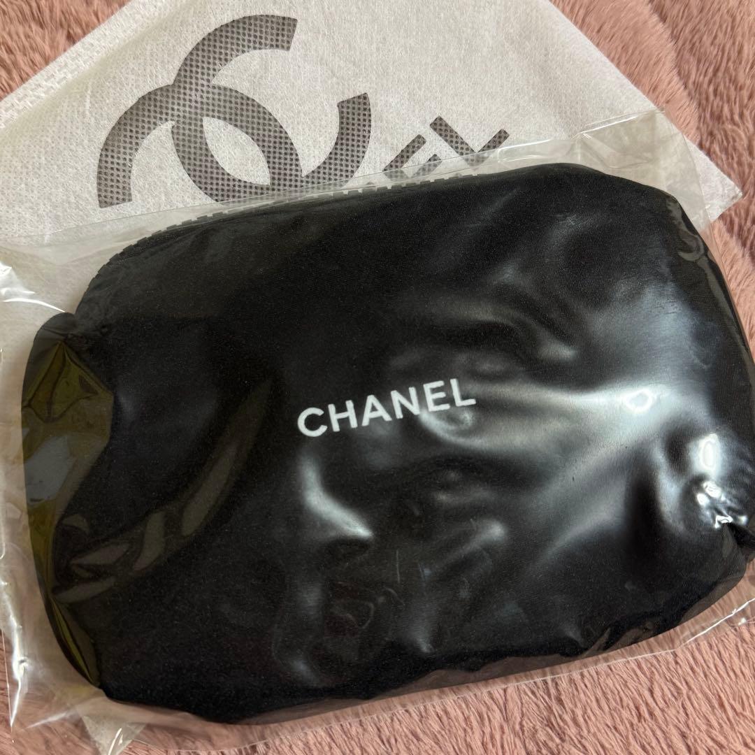 本日限定お値下げ 】CHANEL ノベルティ ポーチ ブラック 非売品 - メルカリ