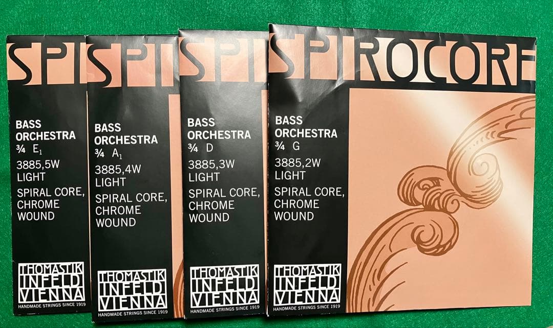 スピロコアライトゲージ（3/4サイズ）中古コントラバス弦セット スピロコアライトゲージ（3/4サイズ）中古コントラバス弦セット - メルカリ