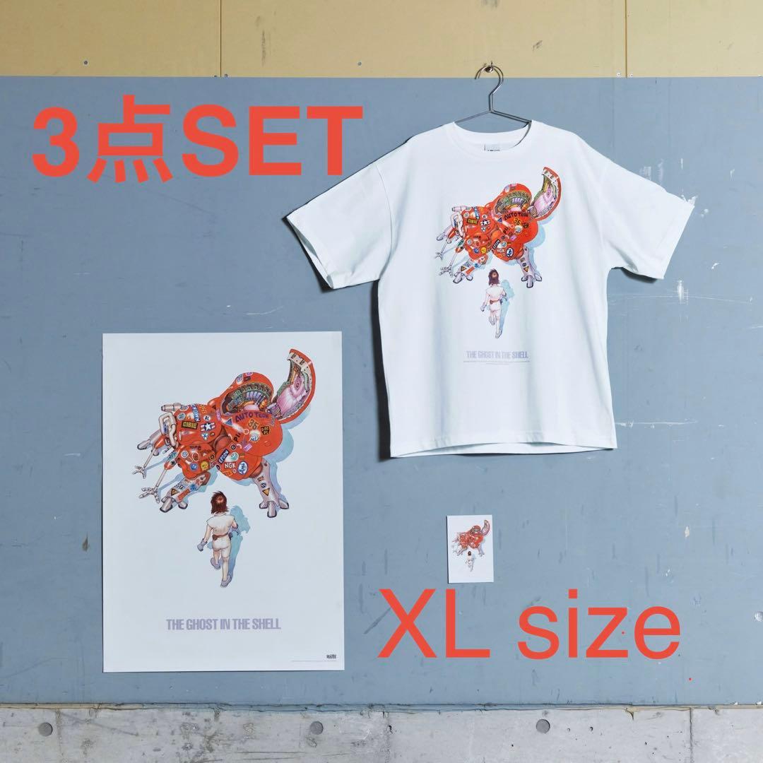 士郎正宗の世界展 大友克洋 攻殻機動隊 Tシャツ XL ポスター ポスト