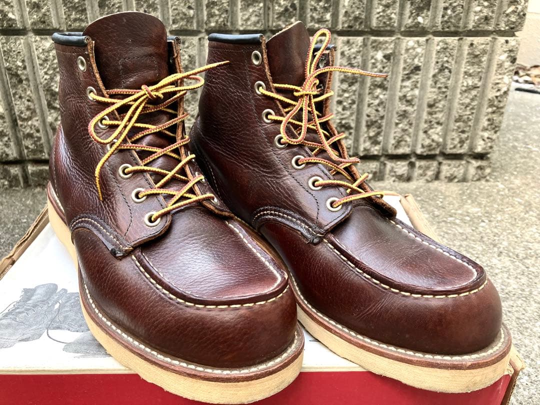 RED WING 8138 MOC TOE／27.5cm ／D.BROWN