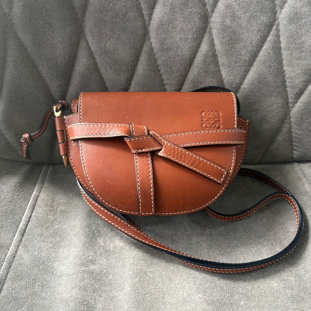 LOEWEロエベ ゲート バッグ ミニ ショルダー カーフスキン LOEWE】Mini Gate bag ゲート ミニショルダーバッグ (LOEWE/ショルダー