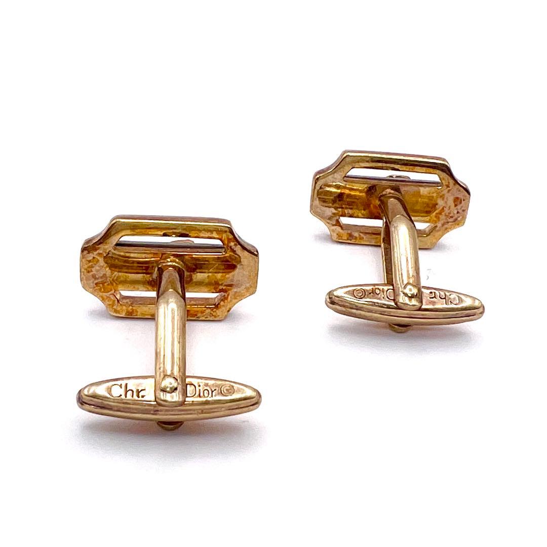 美品】Christian Dior クリスチャンディオール カフス ゴールド - メルカリ