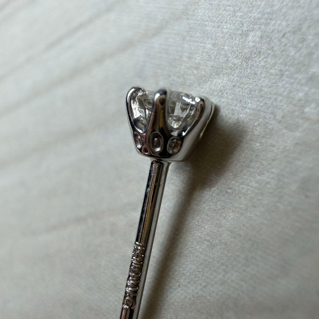 K18 ダイヤモンド　ピアス　0.06×2 0.16ct