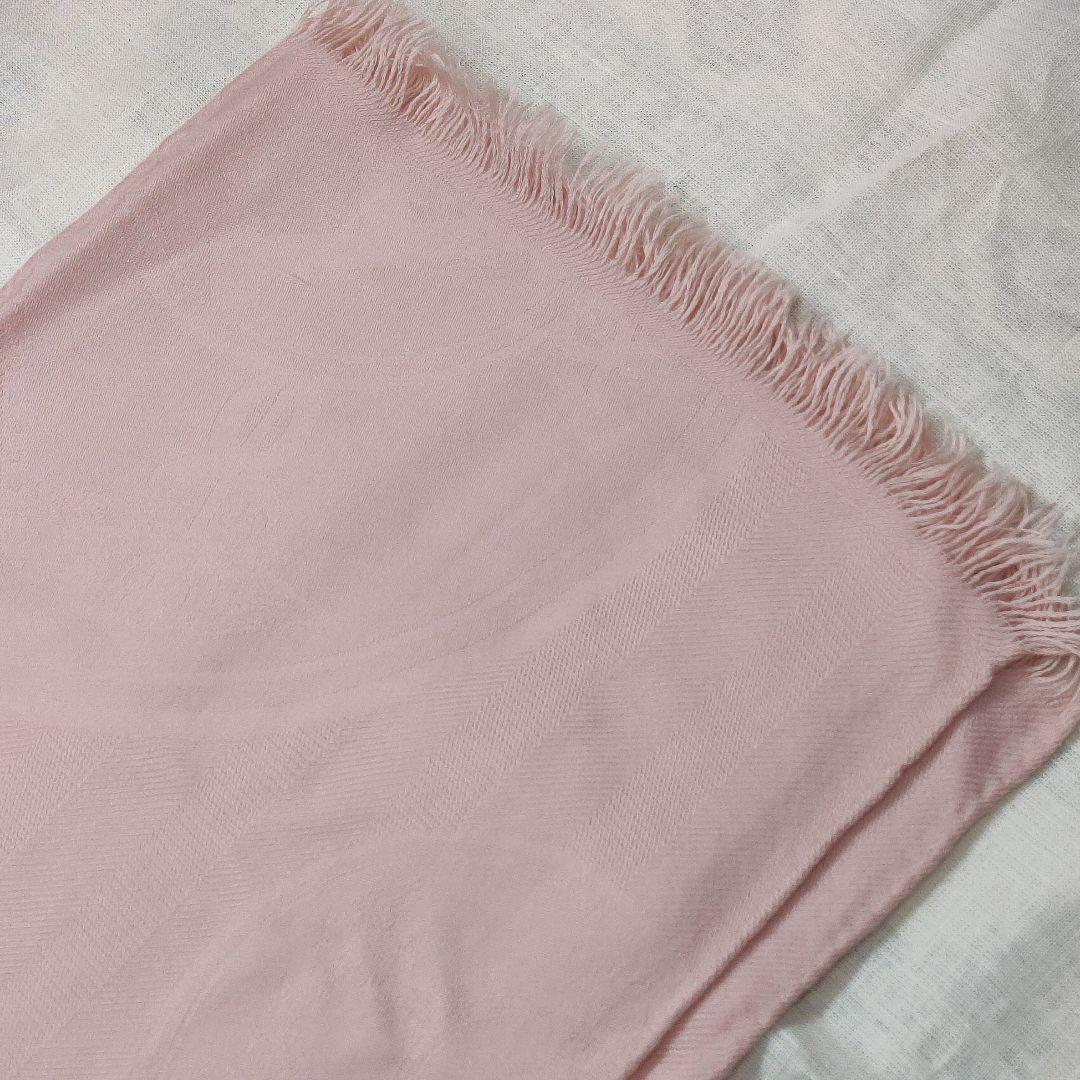 未使用　HERMES《ニュー・リブリス》ストール　カシミヤ　シルク　76×200