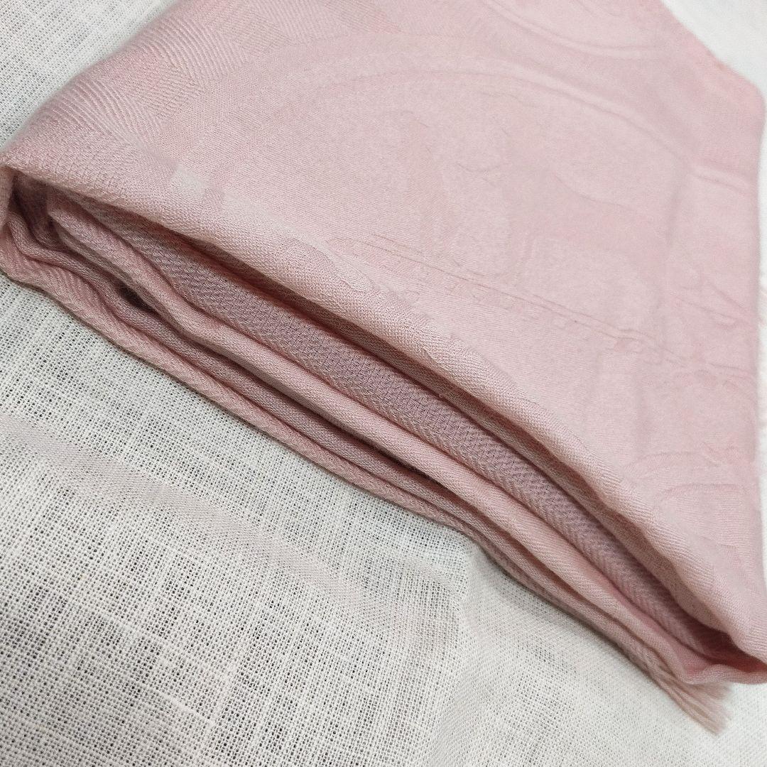 未使用　HERMES《ニュー・リブリス》ストール　カシミヤ　シルク　76×200