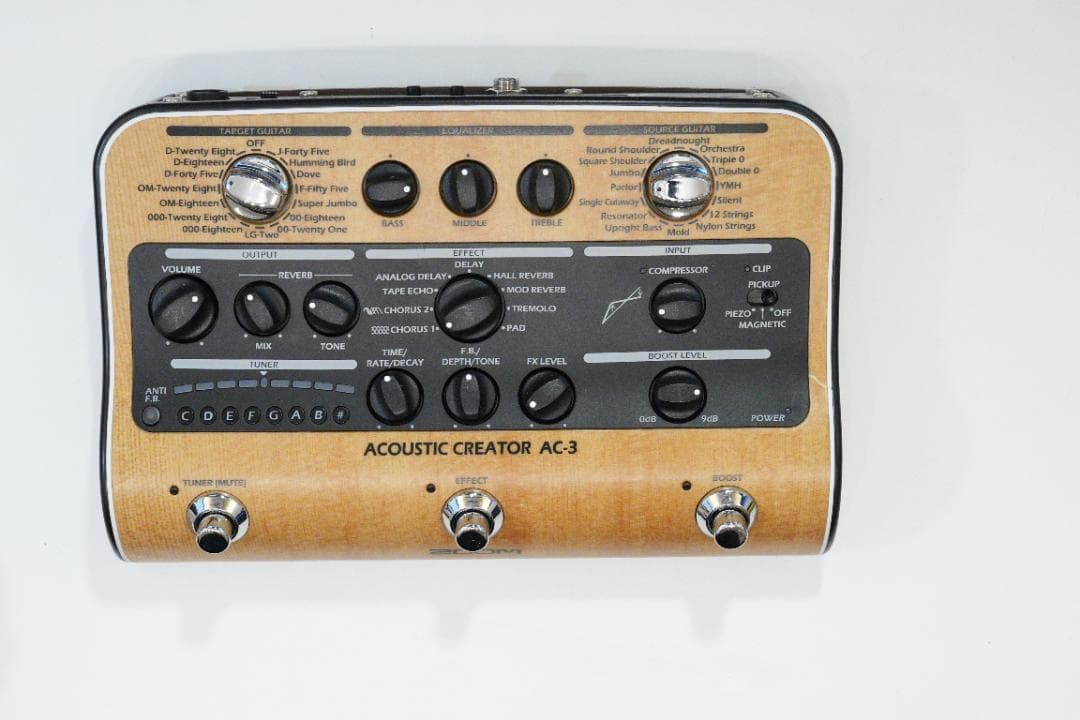 ZOOM AC-3 アコースティックエフェクター AC-3 Acoustic Pedal | Buy Now | ZOOM