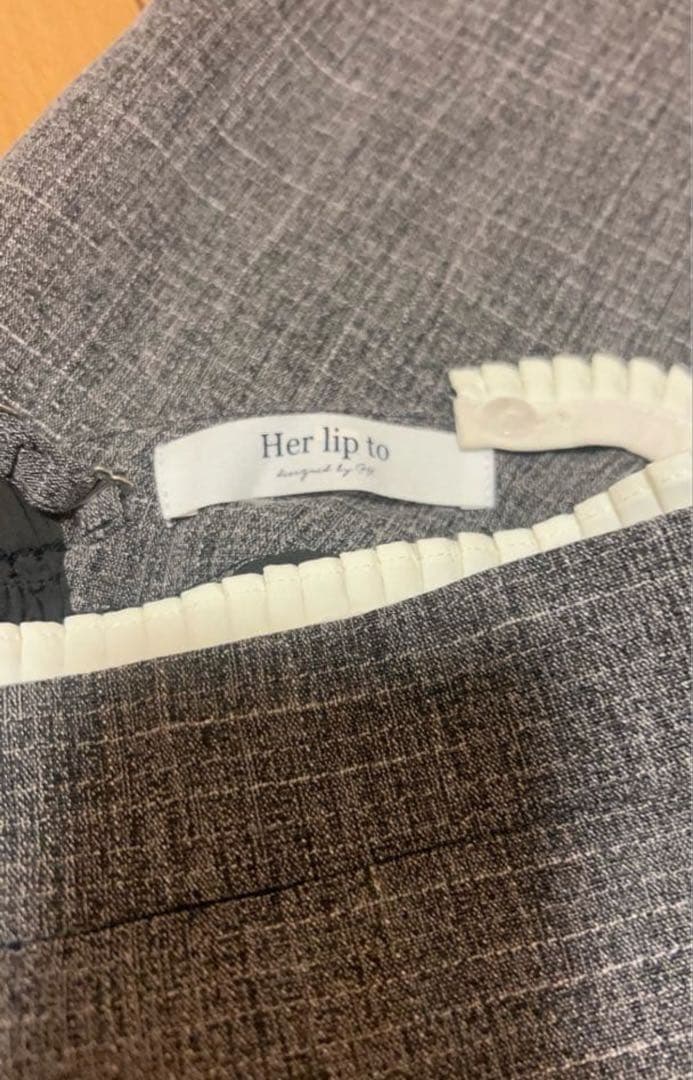 Herlipto Frilled Tweed Jumpsuit Sサイズ - メルカリ