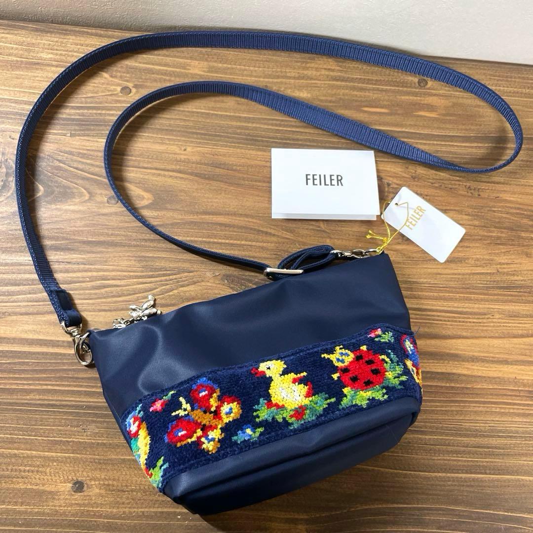 新品未使用】フェイラー 学校ショルダーバッグ ハイジ ネイビー - メルカリ