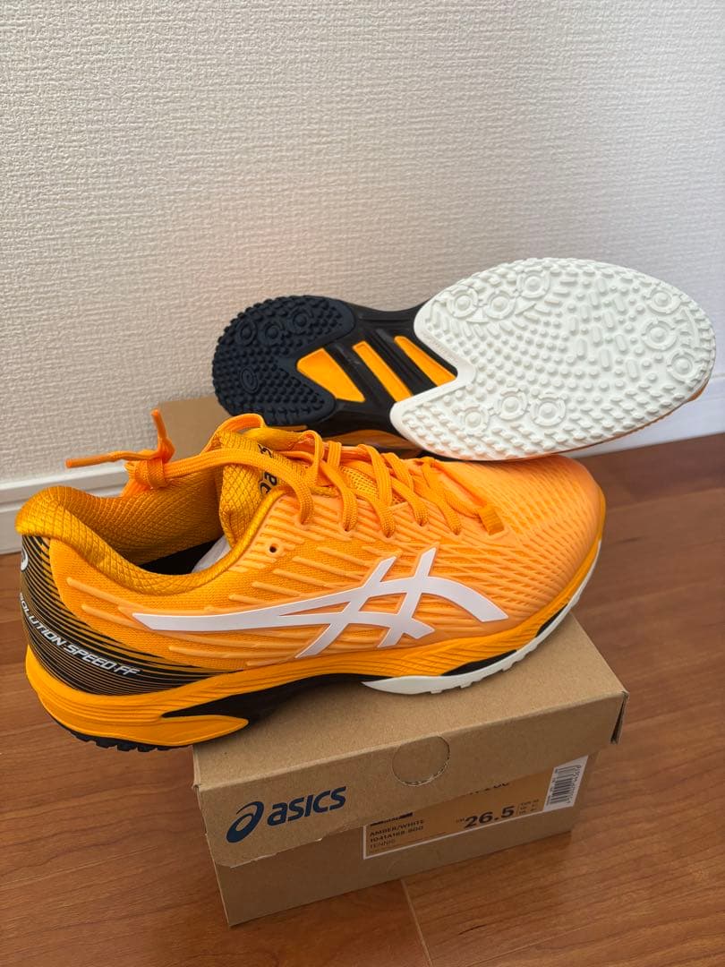 ASICS Solution Speed FF 2 OC 26.5cm オレンジ