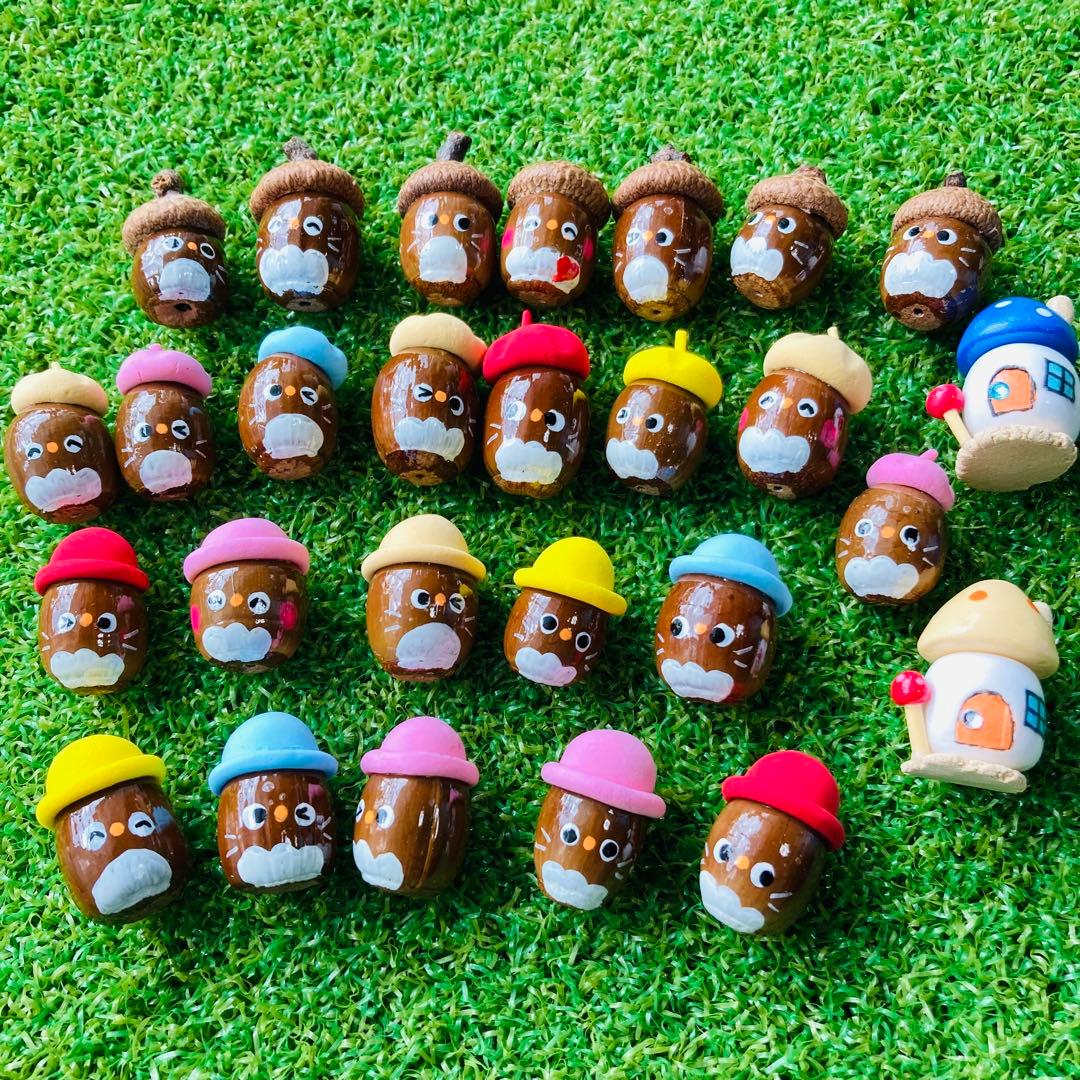 98 ハンドメイドどんぐりアート25個 - メルカリ