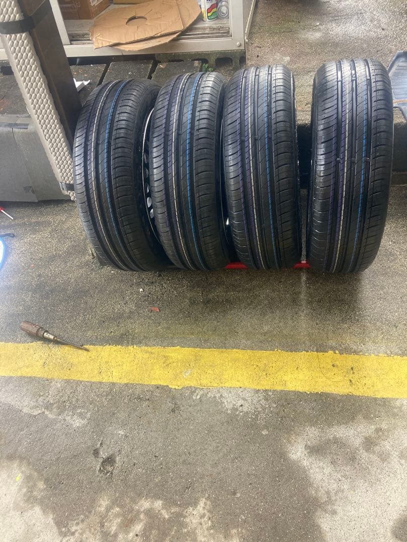 ホンダ純正 スチールホイール 15インチ サマータイヤ 4本セット 165/55R15 コンフォーサー製 SPORTS K4 軽自動車用 新品 夏タイヤ 4本