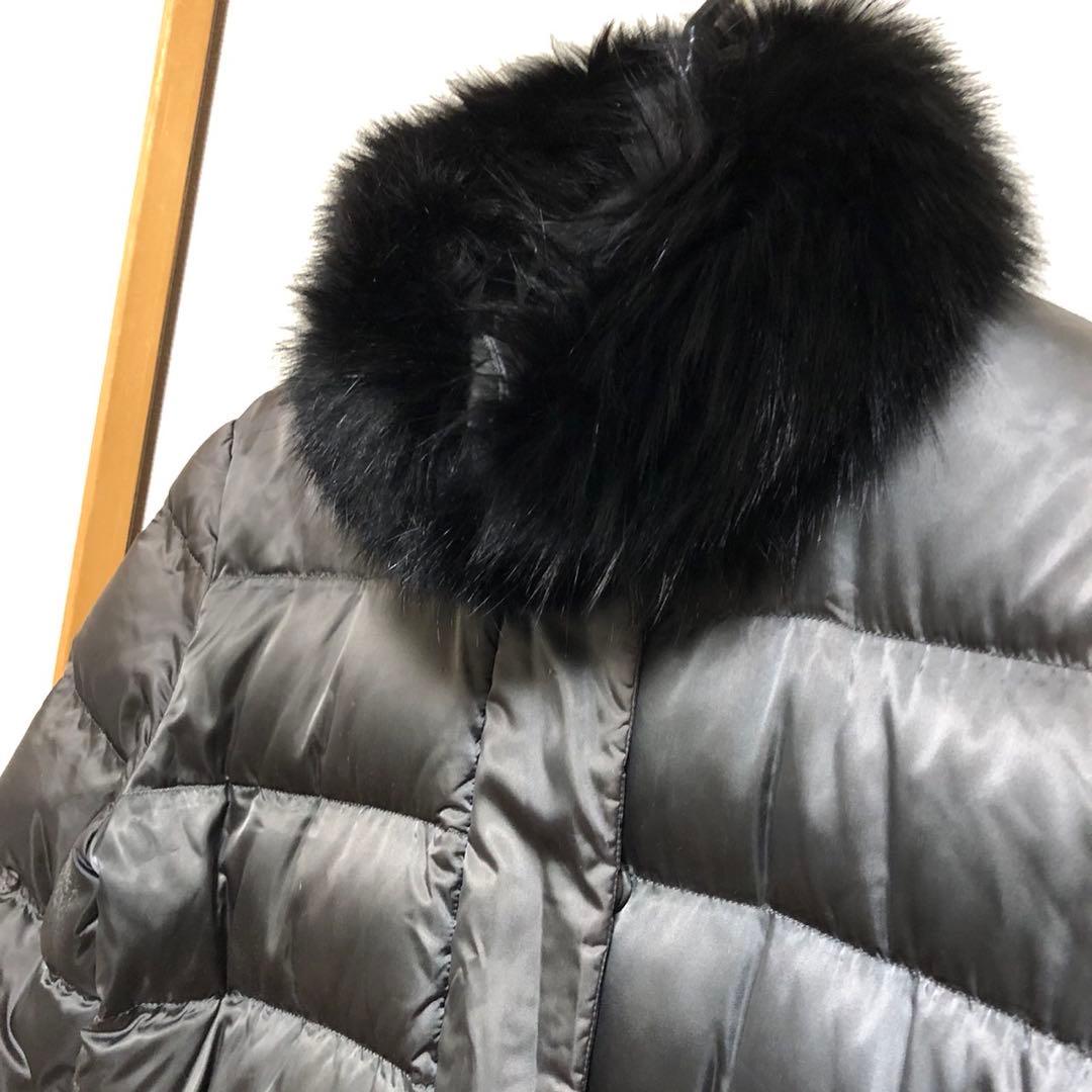 ゆ*♡様 正規品 プラダ ダウンジャケット ファー付き 三角ロゴなし