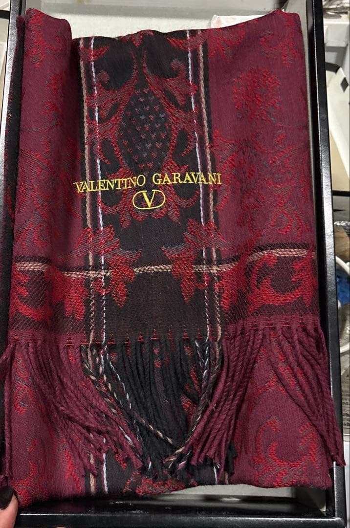 Valentino garavani 大判ストール マフラー ひざ掛け - メルカリ