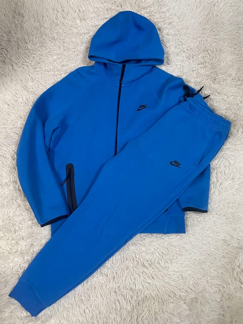 希少カラー】NIKEテックフリース セットアップ青色 Lサイズ - メルカリ