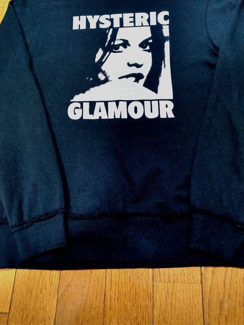 ヒステリックグラマー スエット トレーナー 90s ビンテージ ブラック