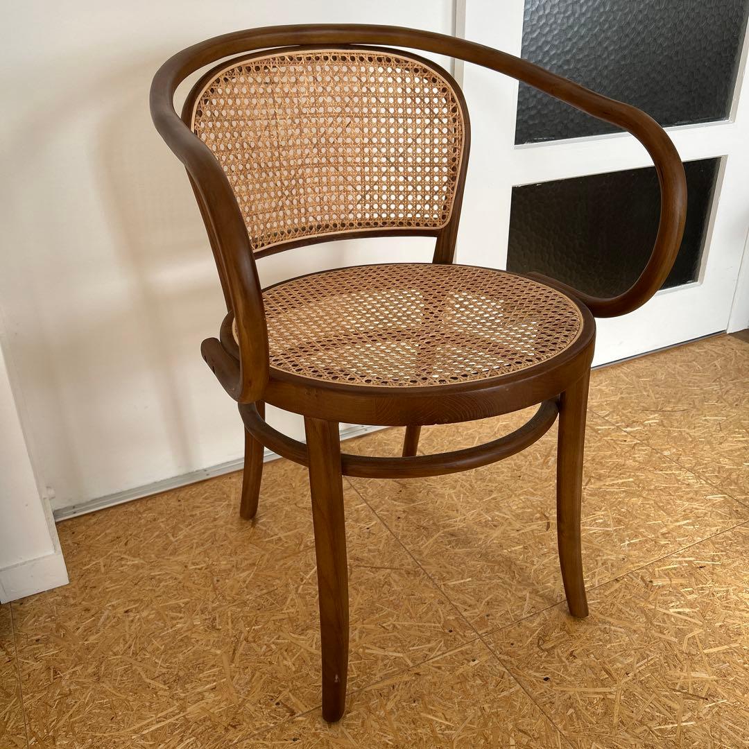 ANTRY Weekend チェア ブラウン ラタン 曲木 アンティーク - メルカリ